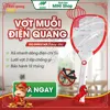 Vợt muỗi Điện Quang ĐQ EMR01 BLR màu đen đỏ-1